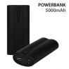 Batterie externe portative, Powerbank 5000 mAh black