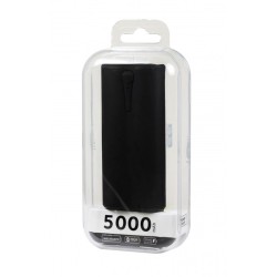 Batterie externe portative, Powerbank 5000 mAh black