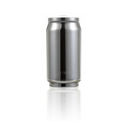 Canette 280mL isotherme argent Silverstar