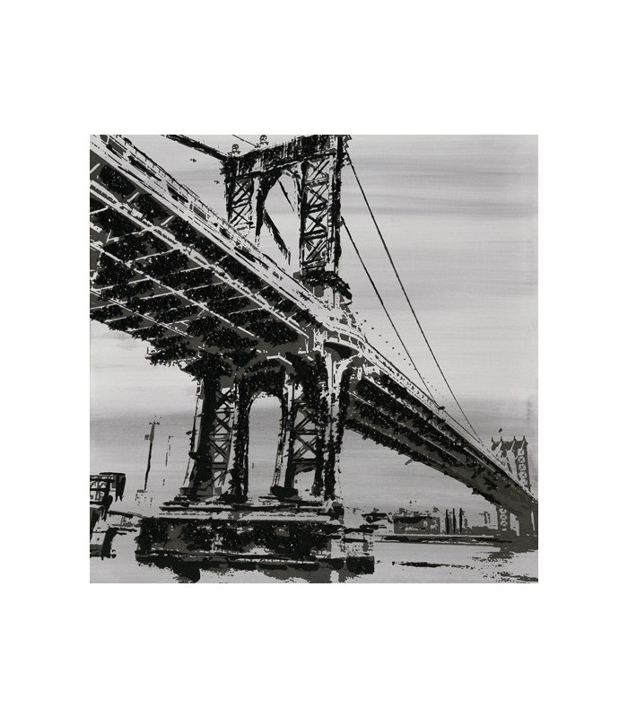 Toile Pont verre pilé 80 x 80