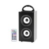 Enceinte Bluetooth noire avec poignée 2x3 W