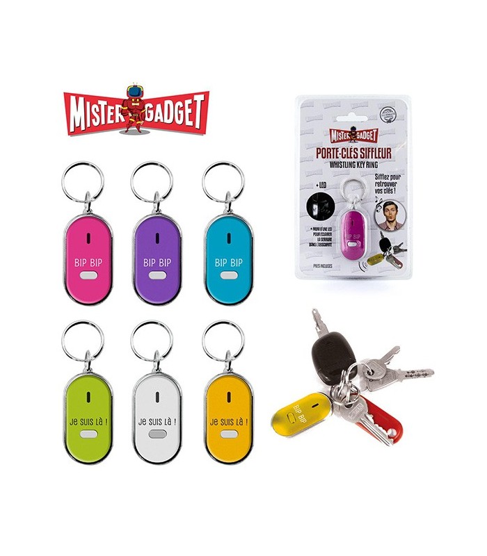 Porte-clés siffleur, bleu