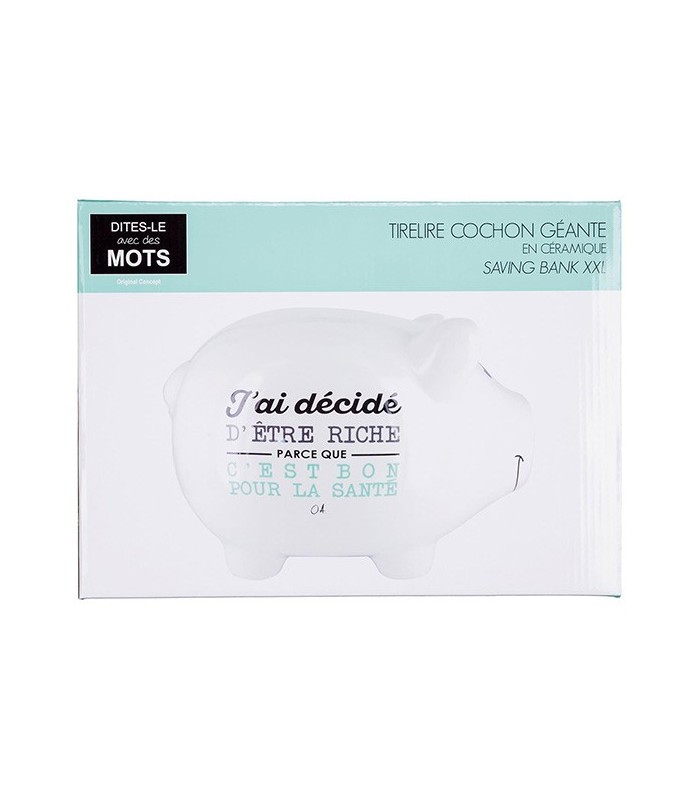 Tirelire coffre noir