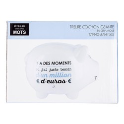 Tirelire coffre noir