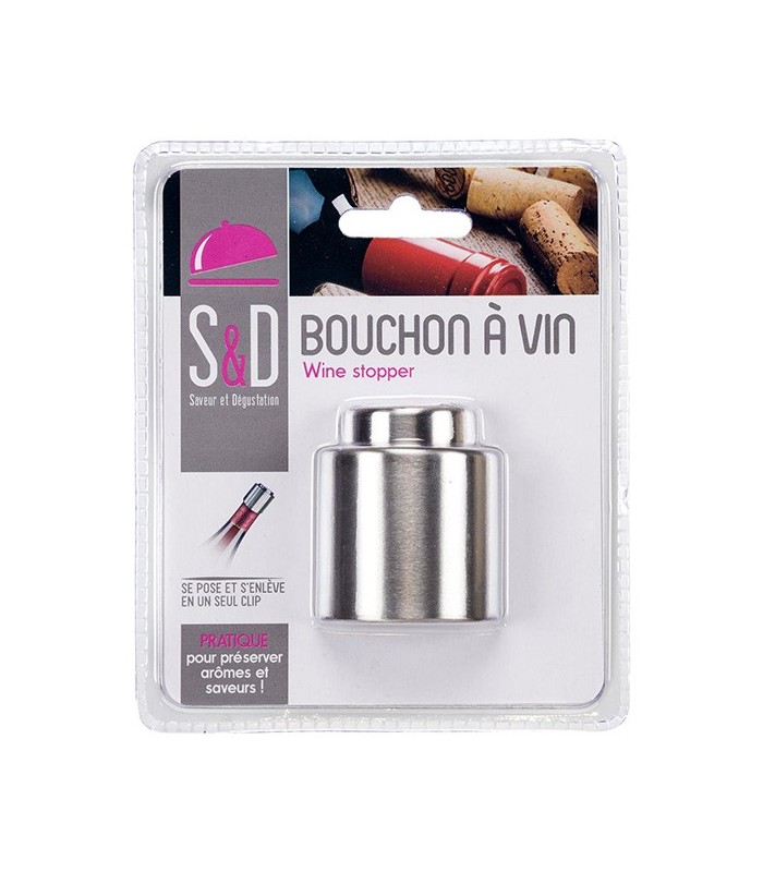 Bouchon à vin en acier