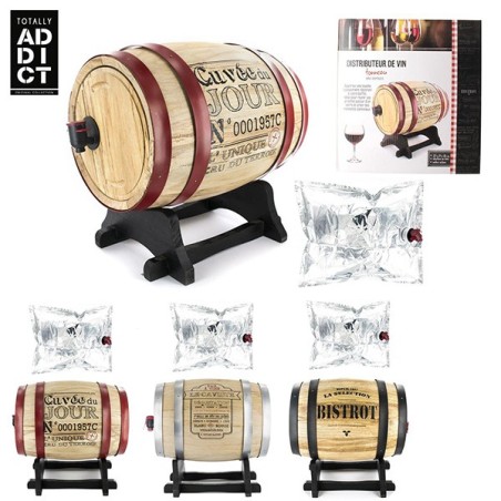 Distributeur de vin Tonneau 3L, gris