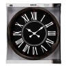 Horloge 50cm bistrot, noir