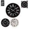 Horloge 50cm bistrot, noir