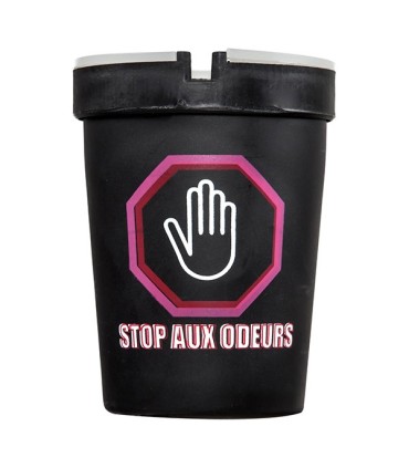 Cendrier luminescent anti-fumée et anti-odeur, vert