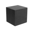 Réveil LED en bois, noir