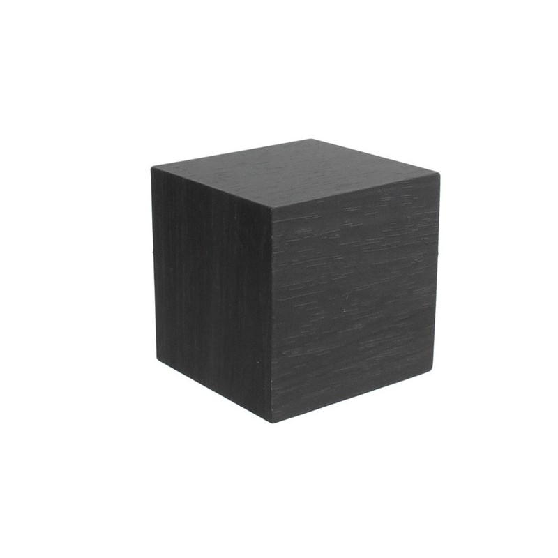 Réveil LED en bois, noir