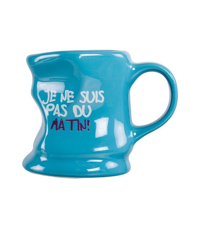 Mug déformé "C'est moi le boss", blanc