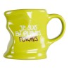 Mug déformé "Je suis en pleines formes", vert