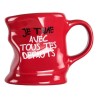 Mug déformé "C'est moi le boss", blanc