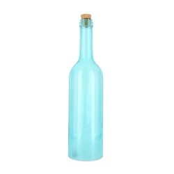 Bouteille lumineuse, bleue