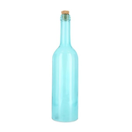 Bouteille lumineuse, bleue