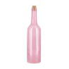Bouteille lumineuse, rose