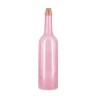Bouteille lumineuse, rose