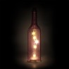 Bouteille lumineuse, rose