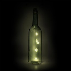 Bouteille lumineuse, verte