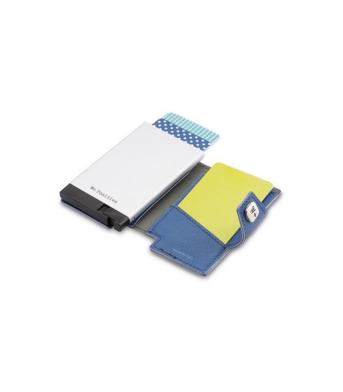 Porte-cartes We Positive bleu clair