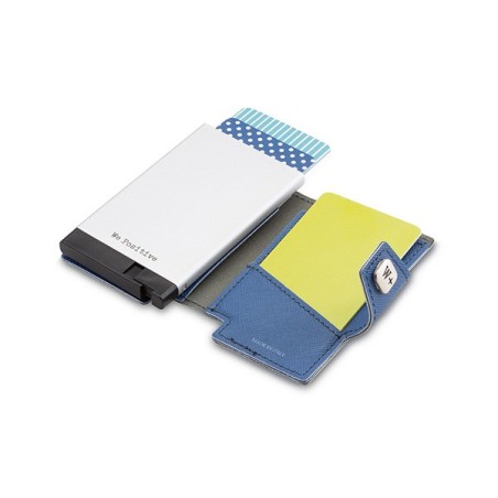 Porte-cartes We Positive bleu clair