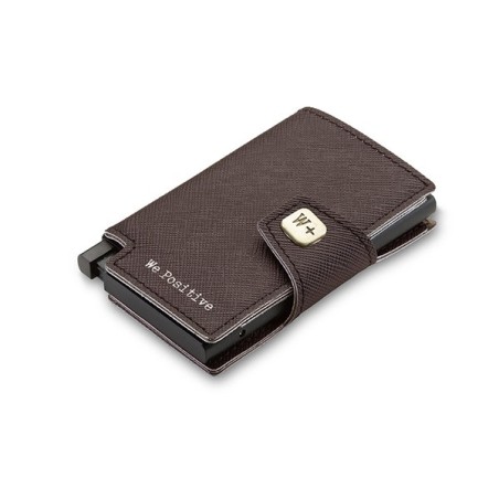 Porte-cartes We Positive chocolat