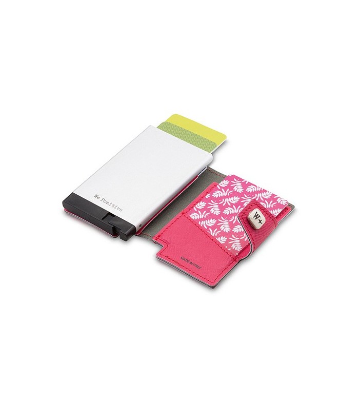 Porte-cartes We Positive fushia