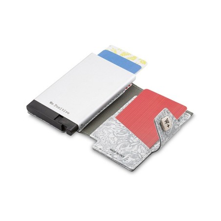 Porte-cartes We Positive bleu clair