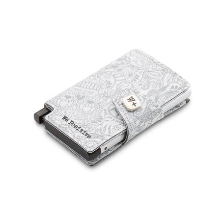 Porte-cartes We Positive bleu clair