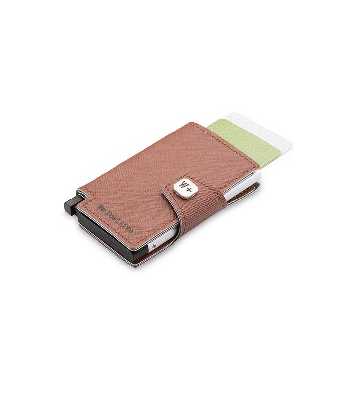 Porte-cartes We Positive marron clair