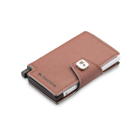 Porte-cartes We Positive marron clair