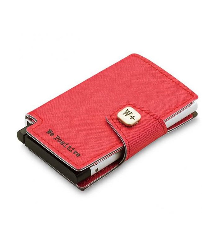 Porte-cartes We Positive rouge