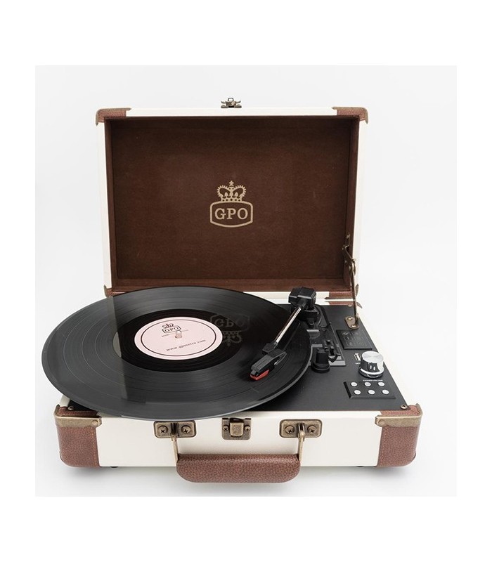 Tourne disque Ambassador crème