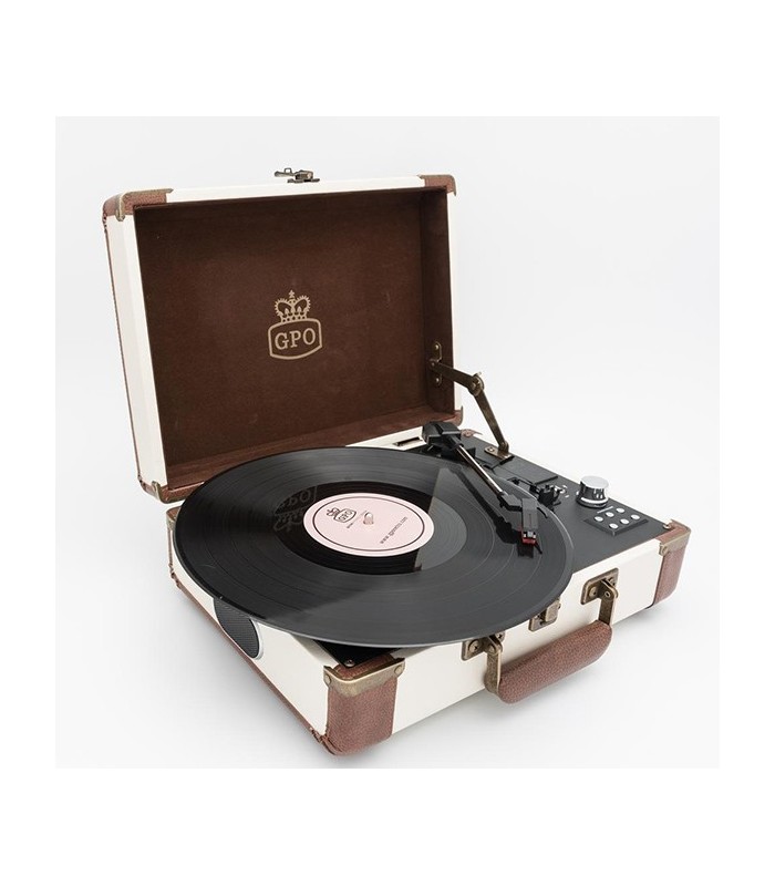 Tourne disque Ambassador crème