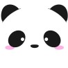 Nettoie-lunettes panda "I'm a panda let me sleep"