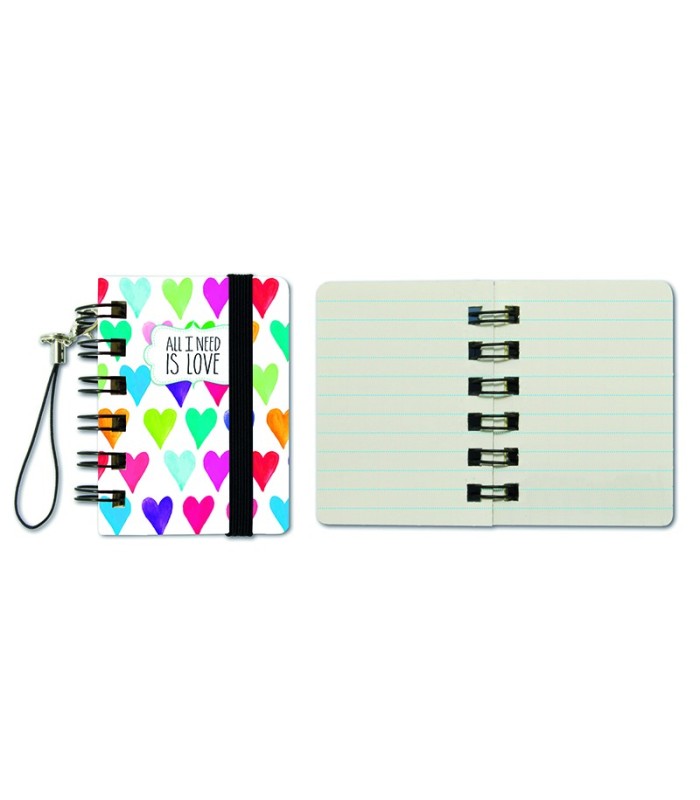 Mini carnet pluie "After rain comes rainbow"