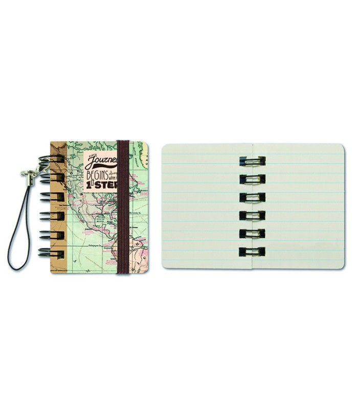 Mini carnet pluie "After rain comes rainbow"