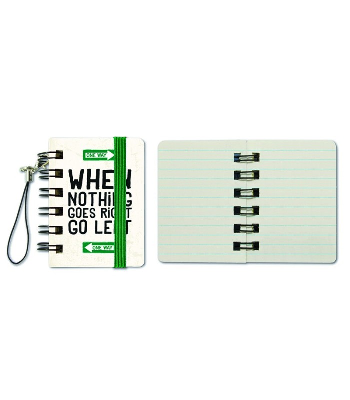 Mini carnet pluie "After rain comes rainbow"