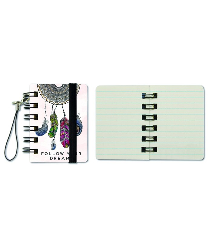 Mini carnet pluie "After rain comes rainbow"