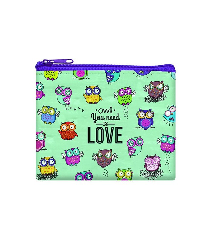 Porte-monnaie "Owl you need is love"