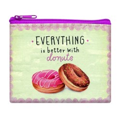 Porte-monnaie "Everything is better with donuts"