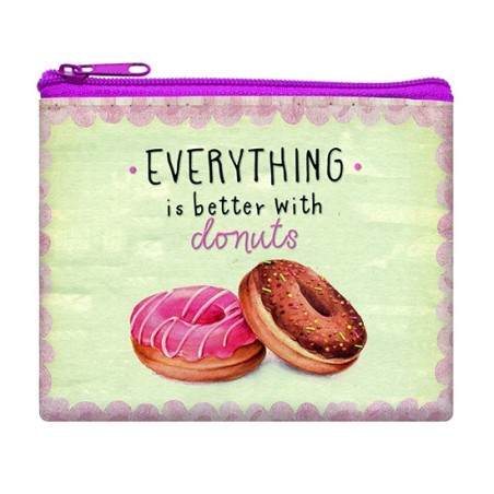 Porte-monnaie "Everything is better with donuts"