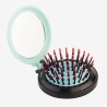 Brosse à cheveux + miroir "Good luck"