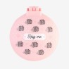 Brosse à cheveux + miroir "Hug me"