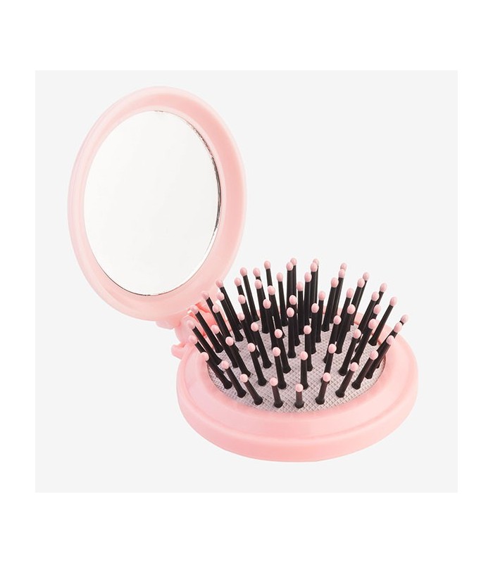 Brosse à cheveux + miroir "Hug me"