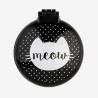 Brosse à cheveux + miroir "Meow"