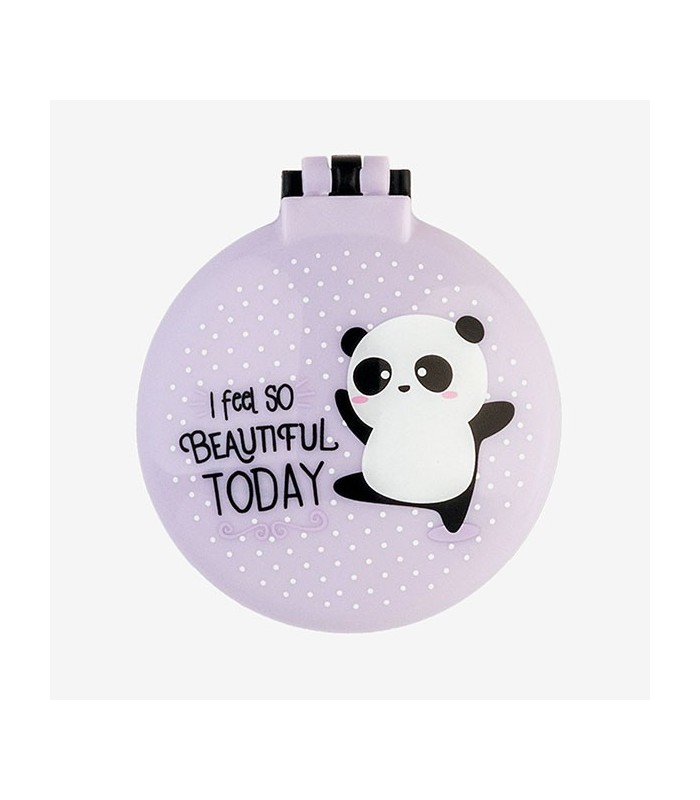 Brosse à cheveux + miroir "I feel so beautiful today"