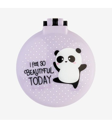 Brosse à cheveux + miroir "I feel so beautiful today"