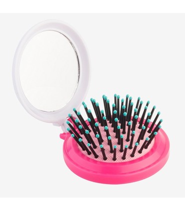 Brosse à cheveux + miroir "After rain comes rainbow"